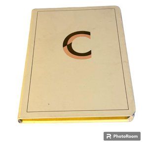 Opal House x Target Monogram Letter C Gold Foil Leaf 5x7‎ College Rule Journal